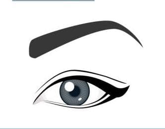 Photo example of hooded eyes